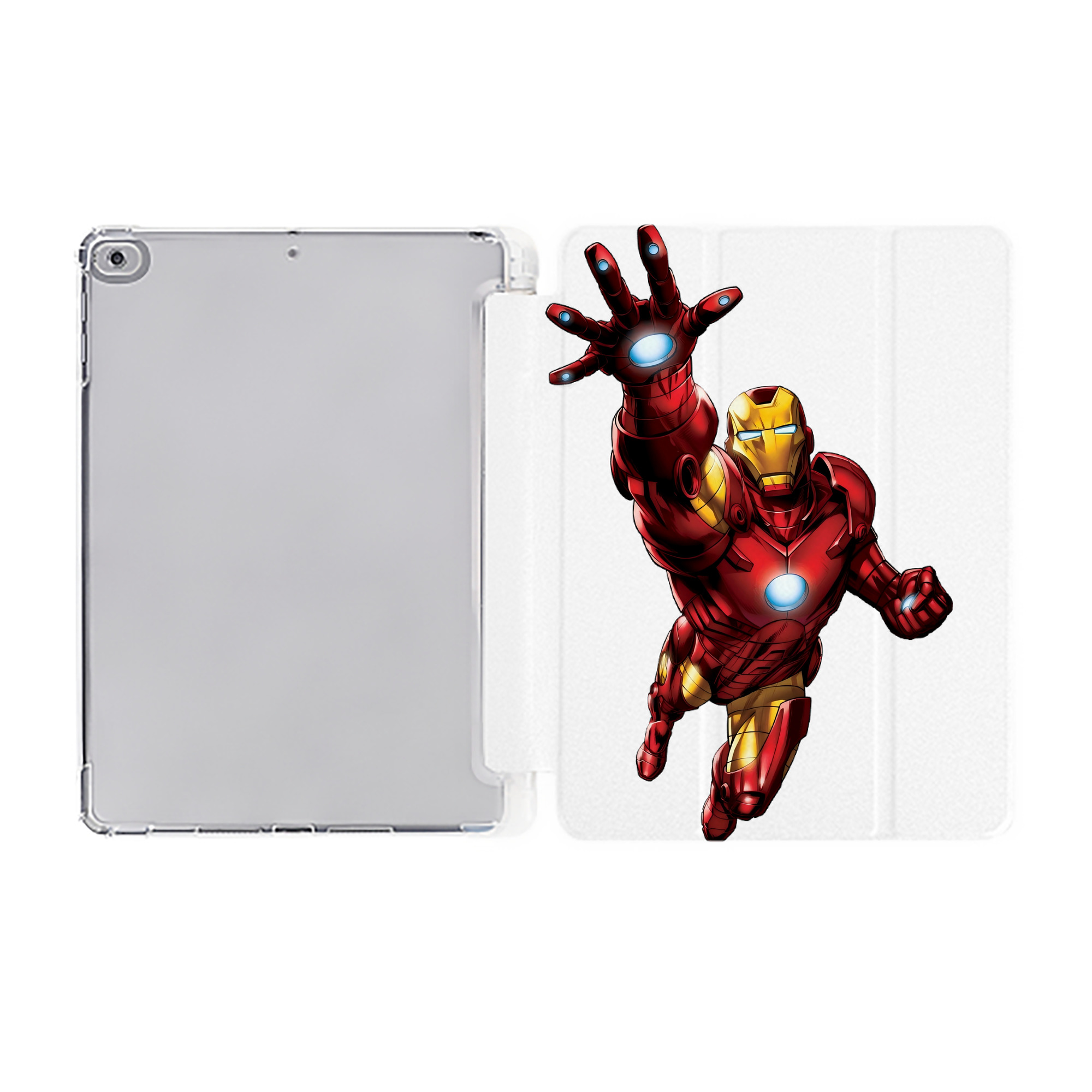 （画像用） アベンジャーズ The Avengers IPad ケース ペン収納付き 三つ折りスタンド PUレザー×シリコン 対応機種9.5/10.5/10.9インチ
